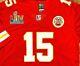 Patrick Mahomes #15 Kc Chefs Red Super Bowl 54 Jersey Xl