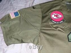 Patrick Mahomes 2019 XL Salut À Service Jersey Kansas City Chiefs Xlarge Mvp