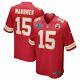 Patrick Mahomes Chiefs New'with/sb Liv Patch' Red Nike Game Jersey Hommes Sz M