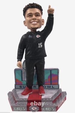 Patrick Mahomes Chiefs de Kansas City Super Bowl LVII Tenue Bobblehead /72 NIB