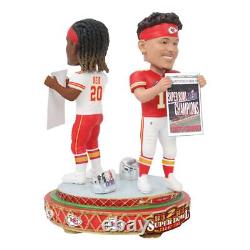 Patrick Mahomes Justin Reid Kansas City Chiefs Super Bowl LVIII Champion Bobblehead