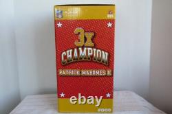 Patrick Mahomes KC Chiefs 3x Champions du Super Bowl Édition Limitée Bobblehead NIB