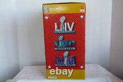 Patrick Mahomes KC Chiefs 3x Champions du Super Bowl Édition Limitée Bobblehead NIB
