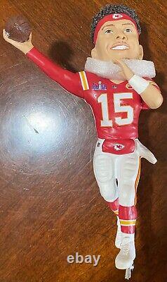 Patrick Mahomes KC Chiefs 3x Super Bowl LVIII Champions Bobblehead FOCO NIB /244