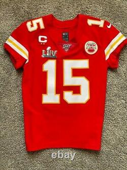Patrick Mahomes Kansas City Chiefs Authentic Jersey Et Super Bowl LIV Patch