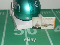 Patrick Mahomes Kansas City Chiefs Autographié Super Bowl LIV 54 Mini Casque Coa