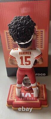 Patrick Mahomes, Kansas City Chiefs, Champions du Super Bowl 2023, Bobblehead avec boîte