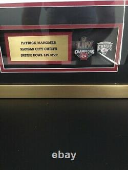 Patrick Mahomes Kansas City Chiefs Framed Jersey Superbowl LLV Mvp