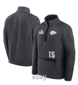 Patrick Mahomes Kansas City Chiefs Nike Super Bowl LVIII Tech Fleece Pullover XL