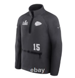 Patrick Mahomes Kansas City Chiefs Nike Super Bowl LVIII Tech Fleece Pullover XL