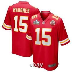 Patrick Mahomes Kansas City Chiefs Nike Super Bowl LV Jeu Jersey Men's Medium