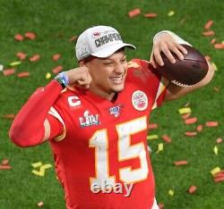 Patrick Mahomes Kansas City Chiefs Super Bowl 54 Maillot Nike Vapor Elite Taille 44