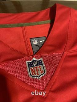 Patrick Mahomes Kansas City Chiefs Super Bowl LIV 54 Sur Le Terrain Jersey Red XL Mint