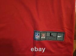 Patrick Mahomes Maillot Nike Rouge des Chiefs du Super Bowl 58 pour Homme en Taille Large