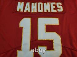 Patrick Mahomes Maillot Nike Rouge des Chiefs du Super Bowl 58 pour Homme en Taille Large