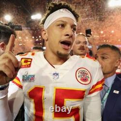 Patrick Mahomes Maillot Nike Vapor Elite des Kansas City Chiefs pour le Super Bowl 57 (48) XL