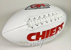 Patrick Mahomes Mvp Super Bowl LIV Chefs Autographiés Logo Signé Football Coa