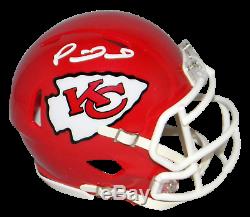 Patrick Mahomes Signé Kansas City Chiefs Super Bowl LIV Speed ​​mini Casque Coa