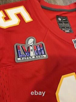 Patrick Mahomes Super Bowl LVIII Maillot de jeu Patch Kansas City Chiefs Taille Large