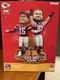 Patrick Mahomes Et Travis Kelce 3x Champions Du Super Bowl Kc Chiefs Bobblehead Nib