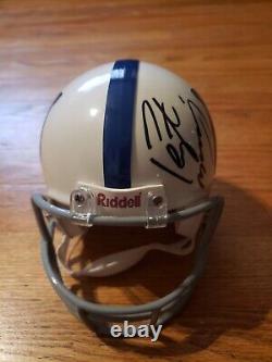 Peyton Manning Auto Autographe Signé Mini Colts Casque De Football