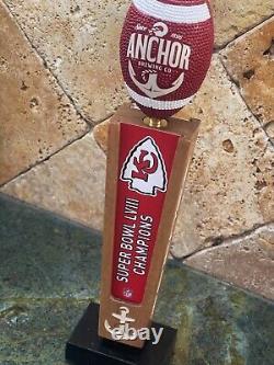 Poignée de robinet de bière commémorative du Super Bowl des Kansas City Chiefs Sf 49ers - tout neuf