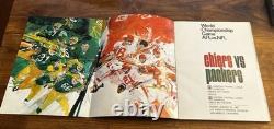 Programme du Super Bowl 1 de 1967 NFL Chiefs Packers Bart Starr