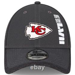 Pull à capuche Kansas City Chiefs Nike Super Bowl LVII Opening Night & casquette New Era XL