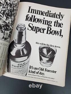 Rare! 1967 Super Bowl I Programme Afl Vs NFL Packers Chefs 1er Championnat Du Monde