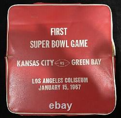 SUPER BOWL I Lot de 4 coussins de siège CHIEFS Vs. GREEN BAY PACKERS-NFL 1967