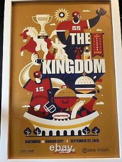 Série d'affiches Arrowhead Super Bowl Liv Saison gagnante complète des Chiefs