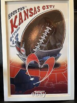 Série d'affiches Arrowhead Super Bowl Liv Saison gagnante complète des Chiefs