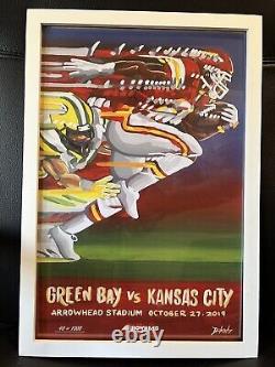 Série d'affiches Arrowhead Super Bowl Liv Saison gagnante complète des Chiefs