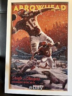 Série d'affiches Arrowhead Super Bowl Liv Saison gagnante complète des Chiefs