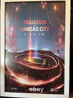Série d'affiches Arrowhead Super Bowl Liv Saison gagnante complète des Chiefs