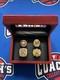 Set De Répliques De Bagues Du Super Bowl Des Kansas City Chiefs 4 Pièces Avec Boîte De Présentation