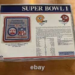Super Bowl 1, Packers contre Chiefs 15 janvier 1967 Willabee And Ward Encadré