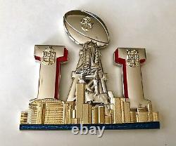 Super Bowl 51 LI Houston Texas Chef Cpo Marine Challenge Coin Patriotes Tom Brady