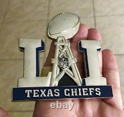 Super Bowl 51 LI Houston Texas Chef Cpo Marine Défi Coin Patriots Tom Brady