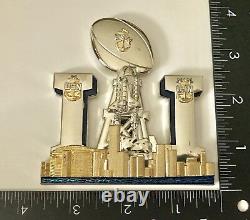 Super Bowl 51 LI Houston Texas Chef Cpo Marine Défi Coin Patriots Tom Brady