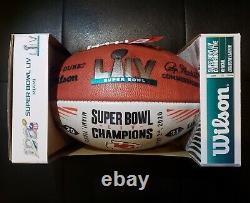 Super Bowl 54 Full Size Nfl100 Kansas City Chiefs Champions Duke Wilson Football