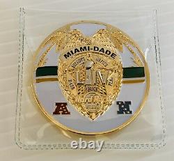 Super Bowl 54 LIV Miami Dade Police Kansas City Kc Chiefs Challenge Coin Mahomes