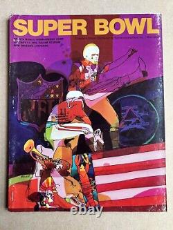 Super Bowl IV Programme Kansas City Chiefs contre Minnesota Vikings NFL