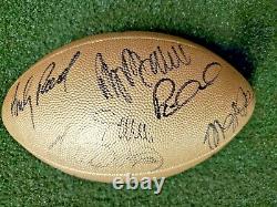 Super Bowl Kc Chiefs Team Mahomes Signé Autographed NFL Gold Duke Football Coa