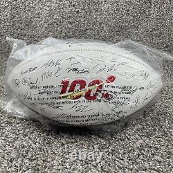 Super Bowl LIV Champions Kansas City Chiefs Autograph Football Reprinted --> Ballon de football autographié réimprimé des Champions du Super Bowl LIV, les Kansas City Chiefs