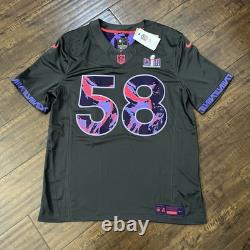 Super Bowl LVIII 58 Maillot Limité Anthracite Nike Chiefs Homme Grand