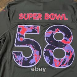 Super Bowl LVIII 58 Maillot Limité Anthracite Nike Chiefs Homme Grand