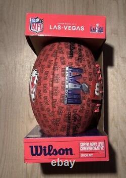 Super Bowl LVIII Wilson Édition Limitée de Football des Chiefs de Kansas City LE 250