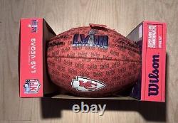 Super Bowl LVIII Wilson Édition Limitée de Football des Chiefs de Kansas City LE 250