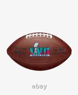 Super Bowl LVII 57 Eagles Et Chefs Officielle En Cuir Jeux De Football Authentiques